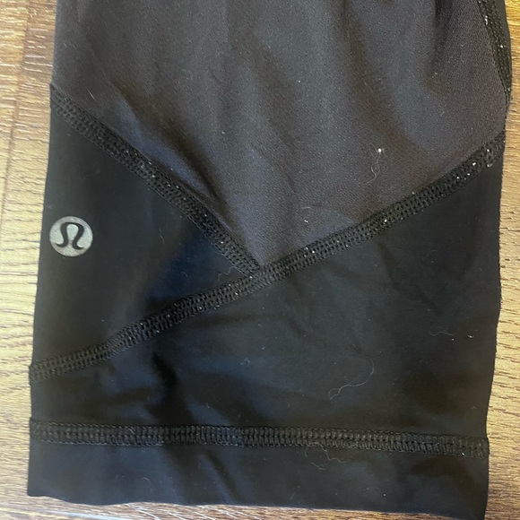 lululemon athletica wunder train mid-rise 3/4 leggings - size 12 black - Picture 2 of 5